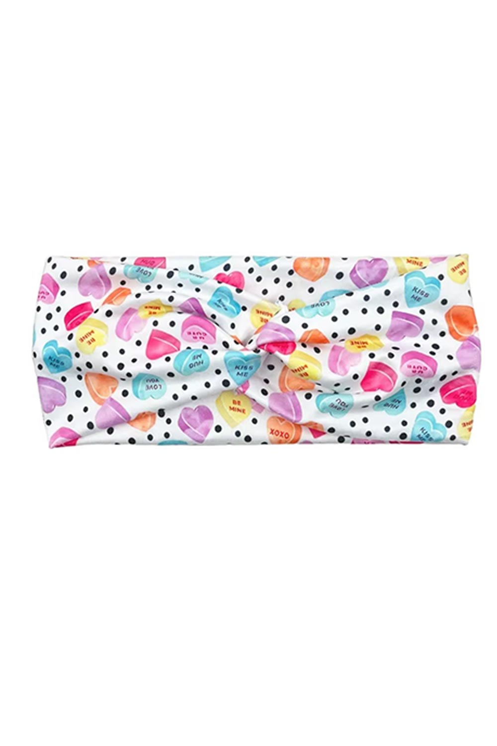 Multicolor Polka Dot & Heart Candy Twist Headband-accessor-Jane Claire-One Size Fits All-[option4]-[option5]-[option6]-[option7]-[option8]-Shop-Boutique-Clothing-for-Women-Online