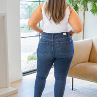 Addison Mid Rise Crinkle Ankle Skinny Jeans-Denim-Ave Shops-[option4]-[option5]-[option6]-[option7]-[option8]-Shop-Boutique-Clothing-for-Women-Online