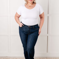 Judy Blue Alaina High Rise Classic Straight Jeans-Denim-Ave Shops-[option4]-[option5]-[option6]-[option7]-[option8]-Shop-Boutique-Clothing-for-Women-Online