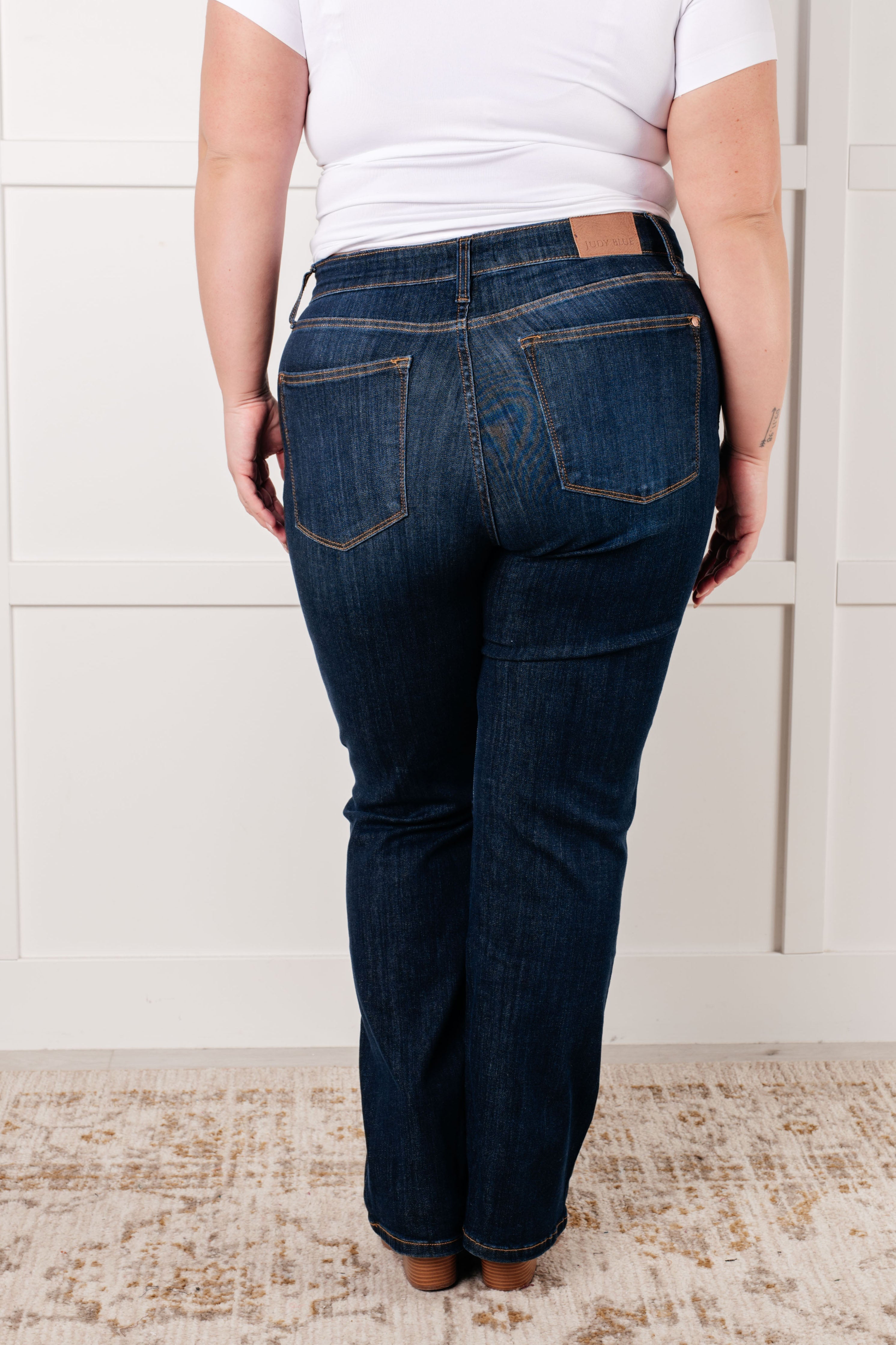 Judy Blue Alaina High Rise Classic Straight Jeans-Denim-Ave Shops-[option4]-[option5]-[option6]-[option7]-[option8]-Shop-Boutique-Clothing-for-Women-Online