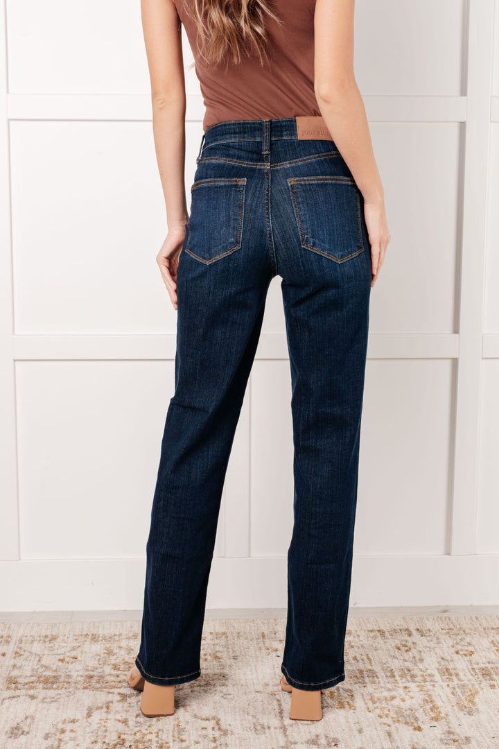 Alaina High Rise Classic Straight Jeans-Denim-Ave Shops-[option4]-[option5]-[option6]-[option7]-[option8]-Shop-Boutique-Clothing-for-Women-Online