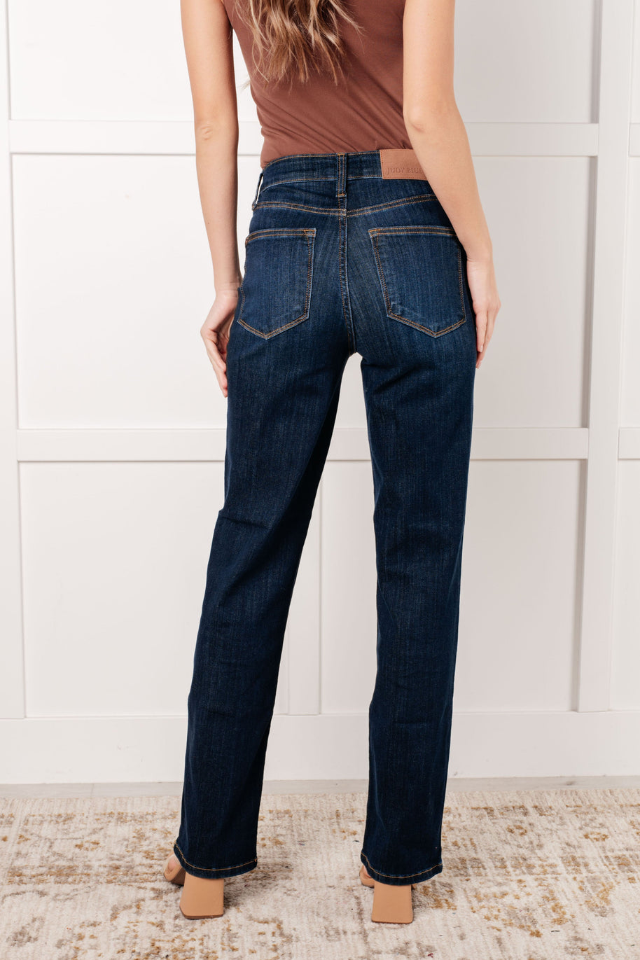 Judy Blue Alaina High Rise Classic Straight Jeans-Denim-Ave Shops-[option4]-[option5]-[option6]-[option7]-[option8]-Shop-Boutique-Clothing-for-Women-Online