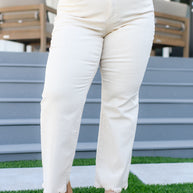 Judy Blue Alice High Rise Over Dyed 90's Straight Jeans in Light Khaki-Denim-Ave Shops-[option4]-[option5]-[option6]-[option7]-[option8]-Shop-Boutique-Clothing-for-Women-Online