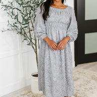 All Is Well Dress In Opal Gray-Womens-Ave Shops-[option4]-[option5]-[option6]-[option7]-[option8]-Shop-Boutique-Clothing-for-Women-Online