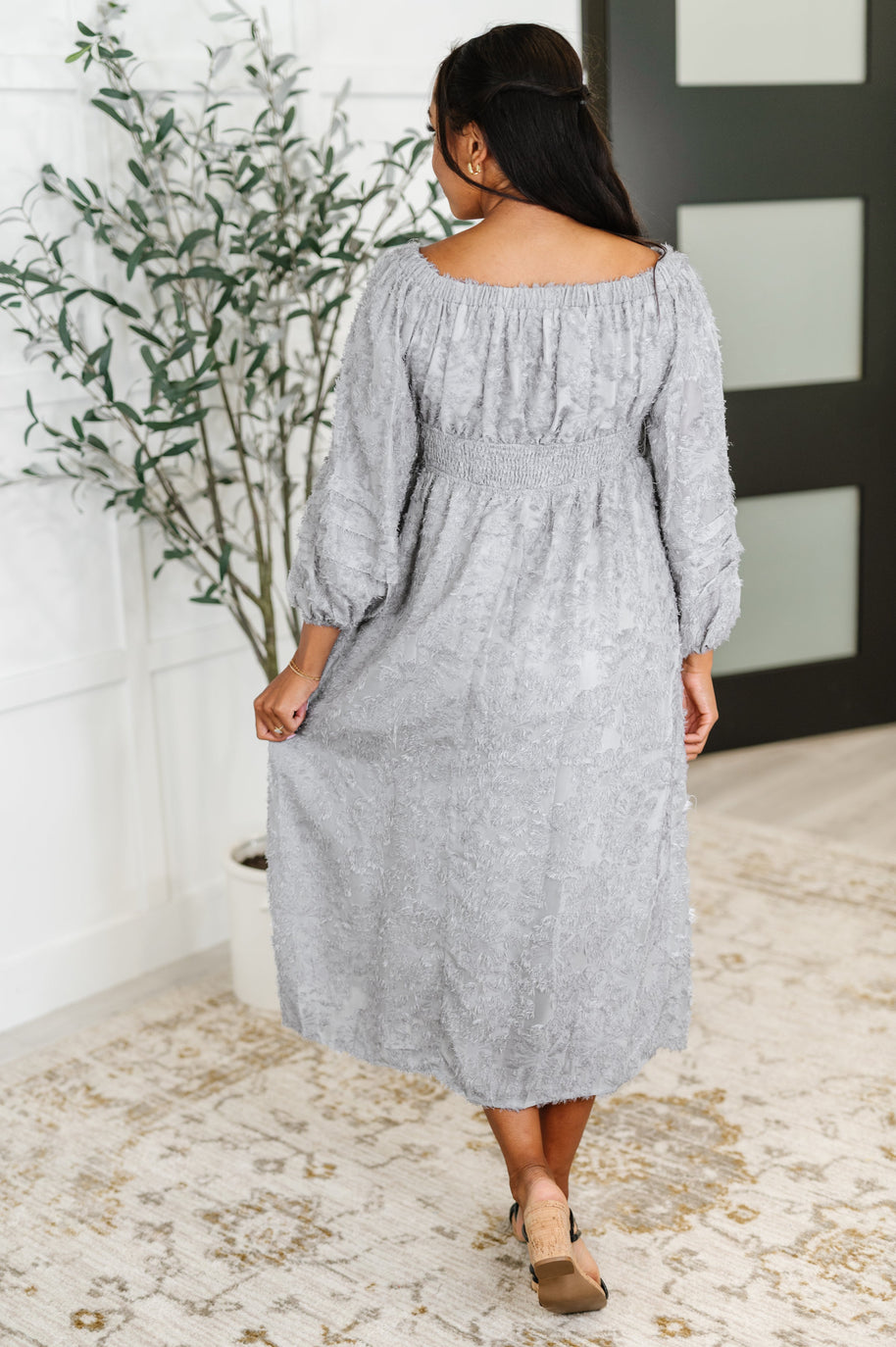 All Is Well Dress In Opal Gray-Womens-Ave Shops-[option4]-[option5]-[option6]-[option7]-[option8]-Shop-Boutique-Clothing-for-Women-Online