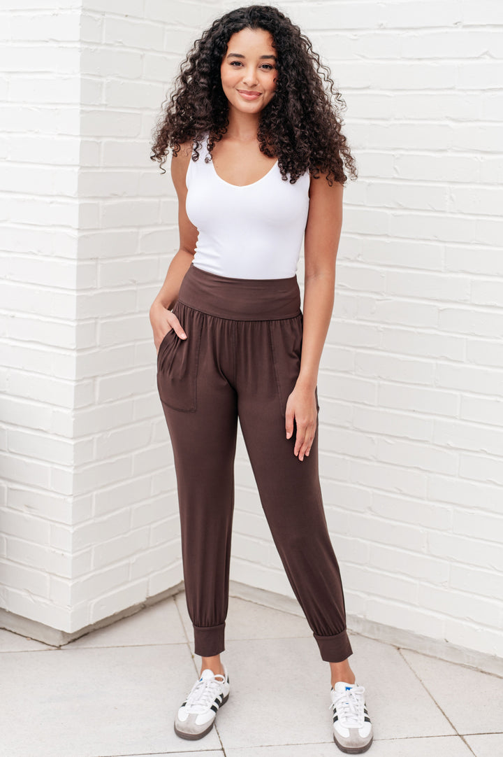 Rae Mode Always Accelerating Joggers in Espresso-Athleisure-Ave Shops-[option4]-[option5]-[option6]-[option7]-[option8]-Shop-Boutique-Clothing-for-Women-Online