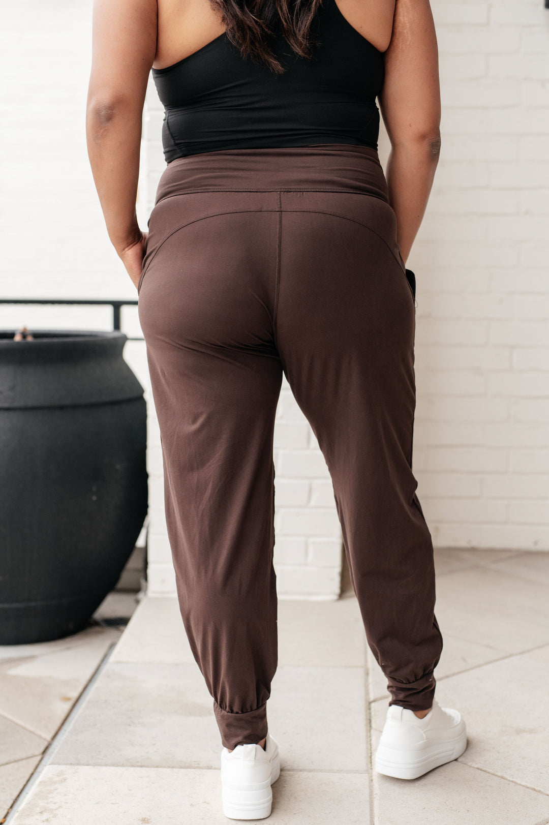 Rae Mode Always Accelerating Joggers in Espresso-Athleisure-Ave Shops-[option4]-[option5]-[option6]-[option7]-[option8]-Shop-Boutique-Clothing-for-Women-Online