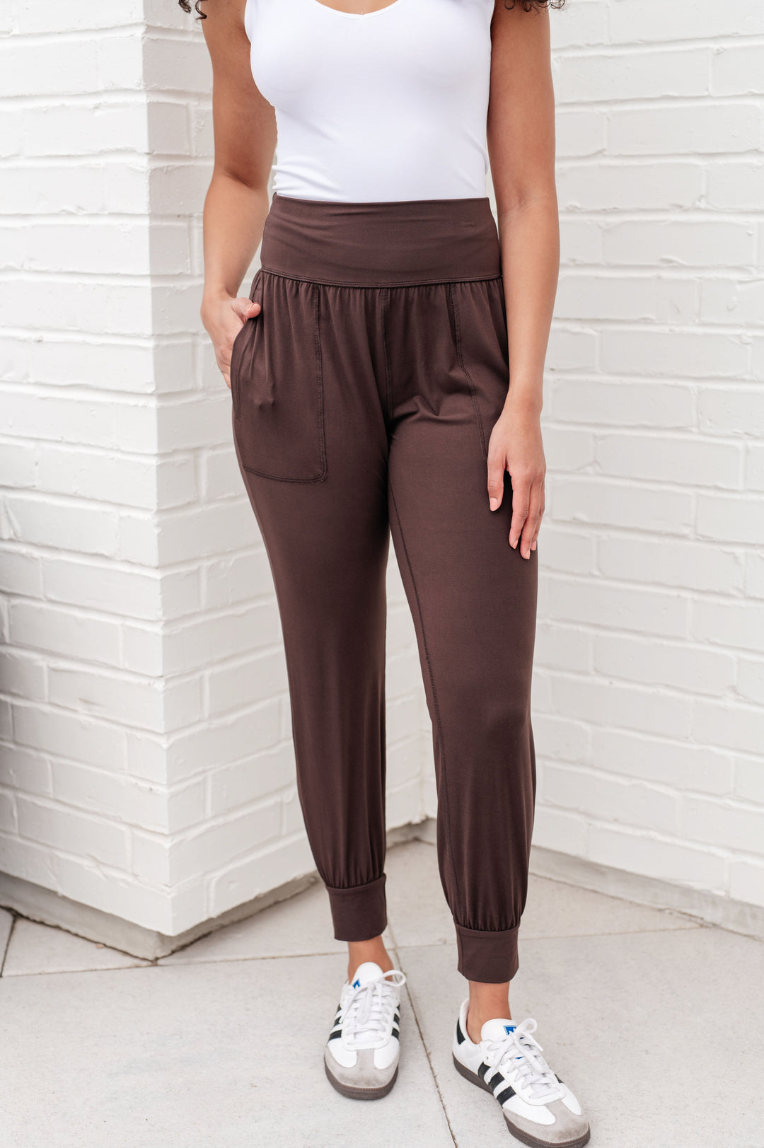 Rae Mode Always Accelerating Joggers in Espresso-Athleisure-Ave Shops-[option4]-[option5]-[option6]-[option7]-[option8]-Shop-Boutique-Clothing-for-Women-Online