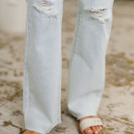 Judy Blue Alyse Mid Rise Destroy & Fray Hem Bootcut-Womens-Ave Shops-[option4]-[option5]-[option6]-[option7]-[option8]-Shop-Boutique-Clothing-for-Women-Online