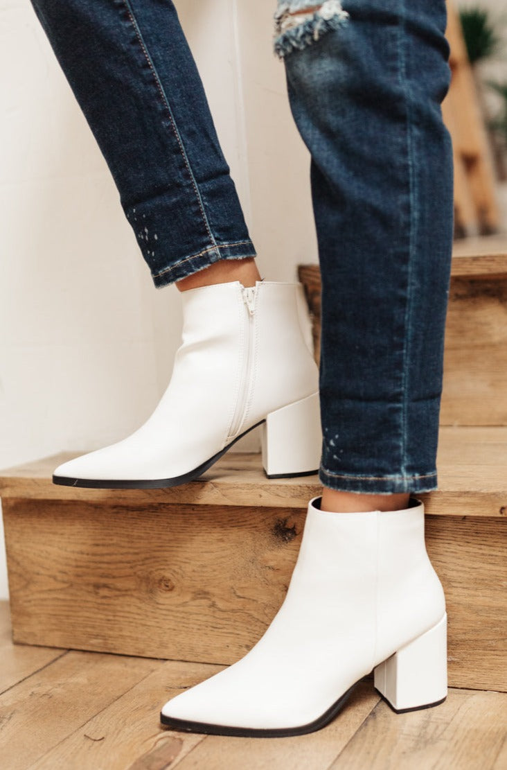 Amari Ankle Boots in White-Womens-Ave Shops-[option4]-[option5]-[option6]-[option7]-[option8]-Shop-Boutique-Clothing-for-Women-Online