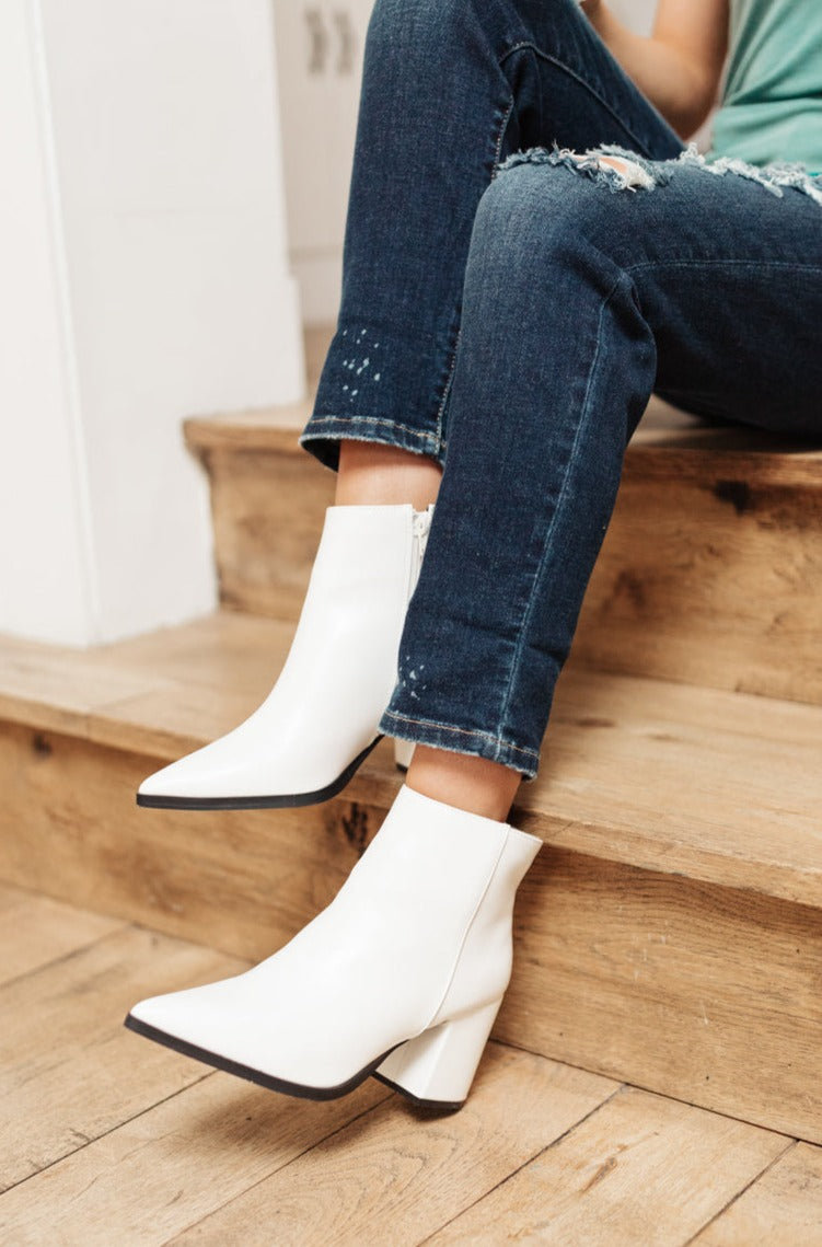 Amari Ankle Boots in White-Womens-Ave Shops-[option4]-[option5]-[option6]-[option7]-[option8]-Shop-Boutique-Clothing-for-Women-Online