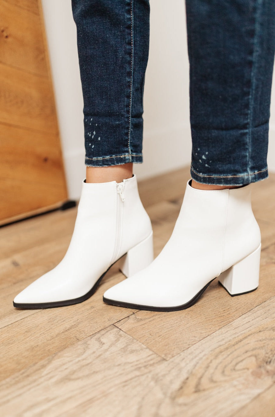 Amari Ankle Boots in White-Womens-Ave Shops-[option4]-[option5]-[option6]-[option7]-[option8]-Shop-Boutique-Clothing-for-Women-Online