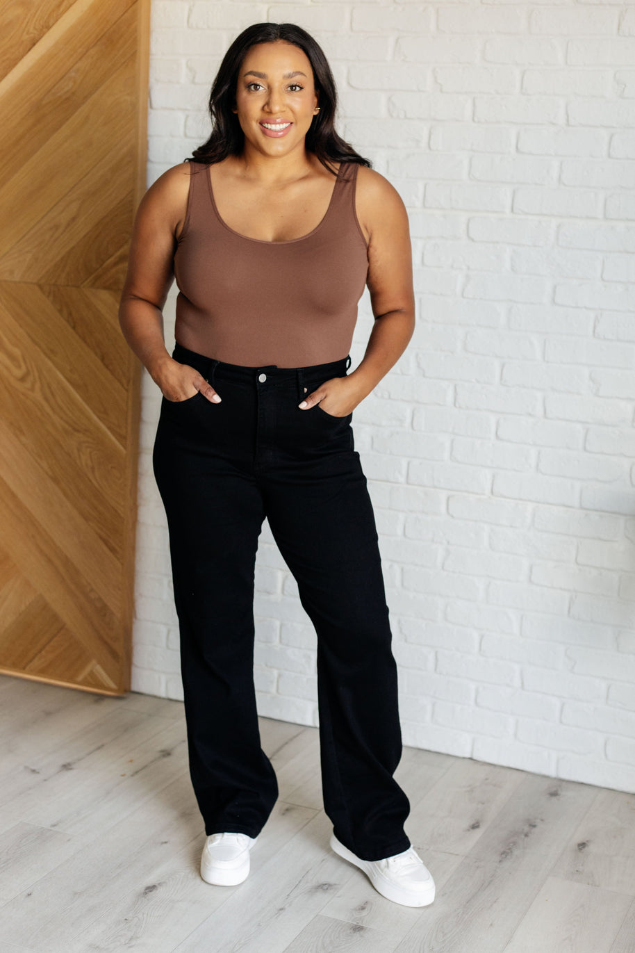 Judy Blue Angelica High Rise Control Top Classic Straight Jeans-Womens-Ave Shops-[option4]-[option5]-[option6]-[option7]-[option8]-Shop-Boutique-Clothing-for-Women-Online