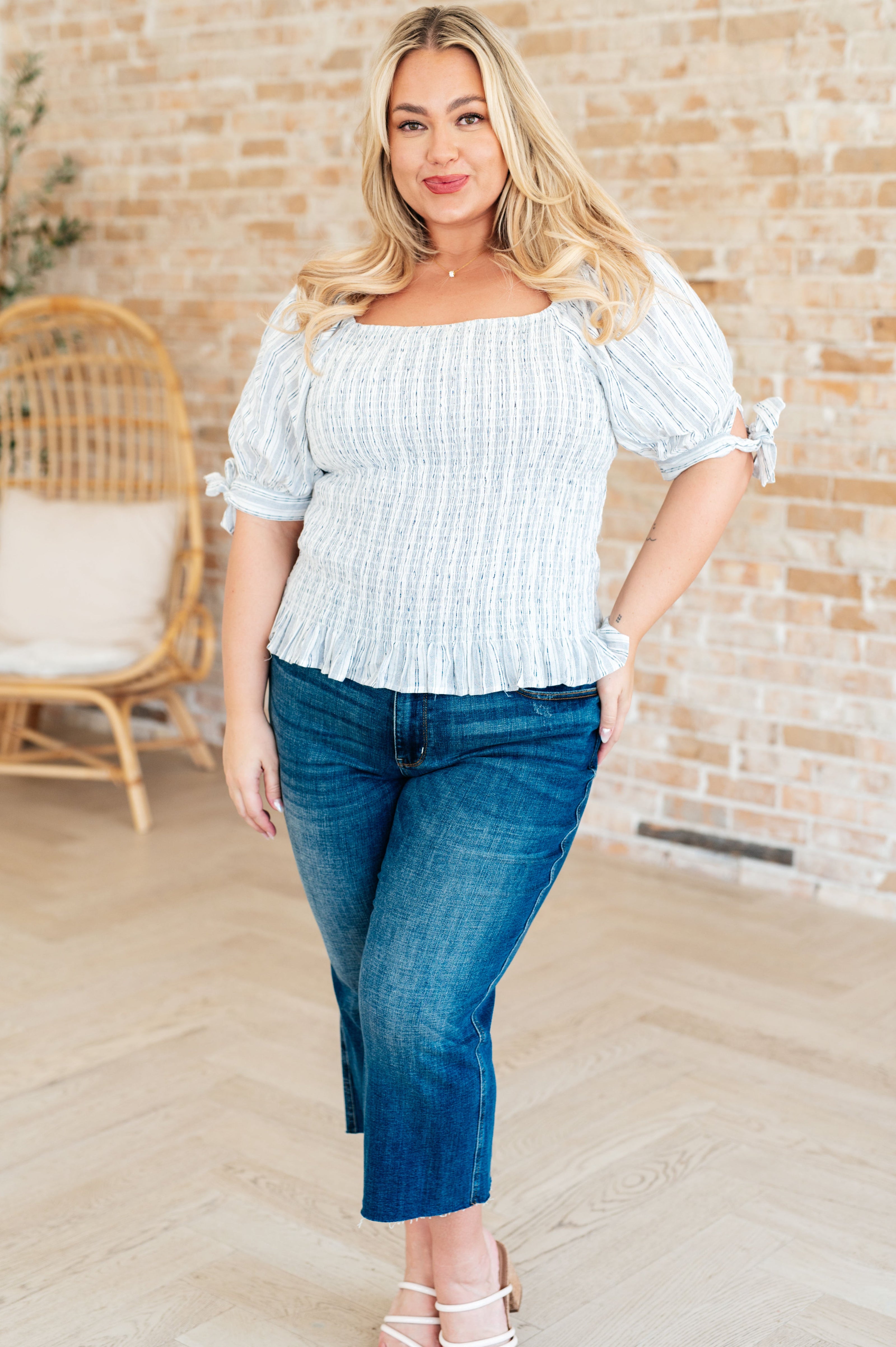 Anticipating More Smocked Blouse-Tops-Ave Shops-[option4]-[option5]-[option6]-[option7]-[option8]-Shop-Boutique-Clothing-for-Women-Online