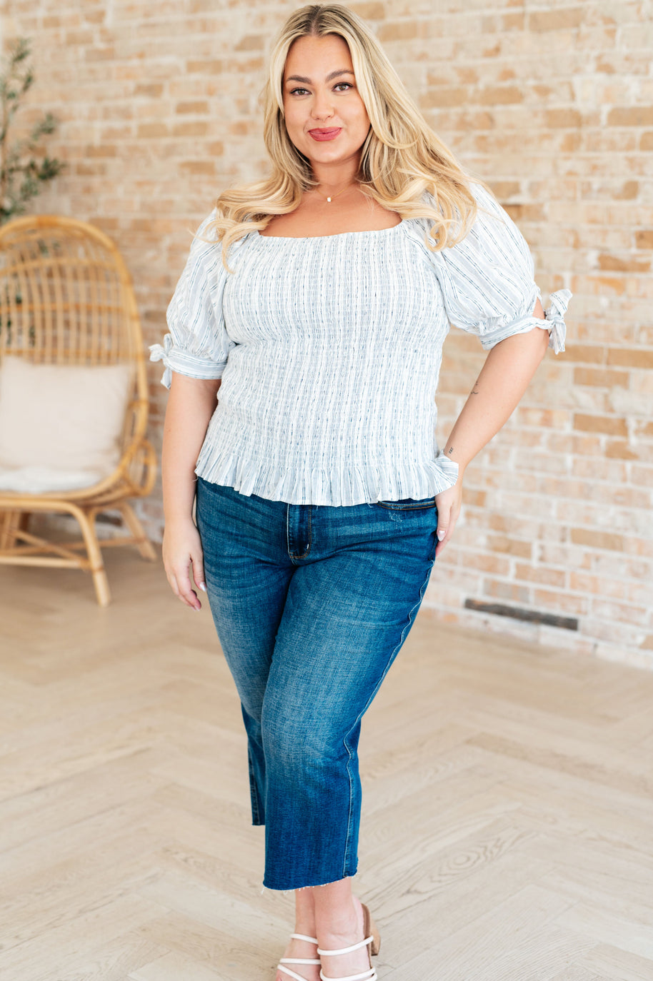 Anticipating More Smocked Blouse-Tops-Ave Shops-[option4]-[option5]-[option6]-[option7]-[option8]-Shop-Boutique-Clothing-for-Women-Online