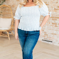 Anticipating More Smocked Blouse-Tops-Ave Shops-[option4]-[option5]-[option6]-[option7]-[option8]-Shop-Boutique-Clothing-for-Women-Online