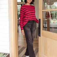 Are We There Yet? Striped Sweater-Tops-Ave Shops-[option4]-[option5]-[option6]-[option7]-[option8]-Shop-Boutique-Clothing-for-Women-Online
