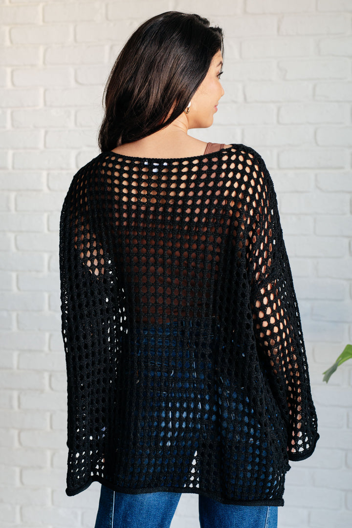 Ask Anyway Fishnet Sweater-Tops-Ave Shops-[option4]-[option5]-[option6]-[option7]-[option8]-Shop-Boutique-Clothing-for-Women-Online