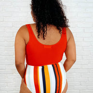 Bermuda Snap Up Swim Top in Red-Swimwear-Ave Shops-[option4]-[option5]-[option6]-[option7]-[option8]-Shop-Boutique-Clothing-for-Women-Online