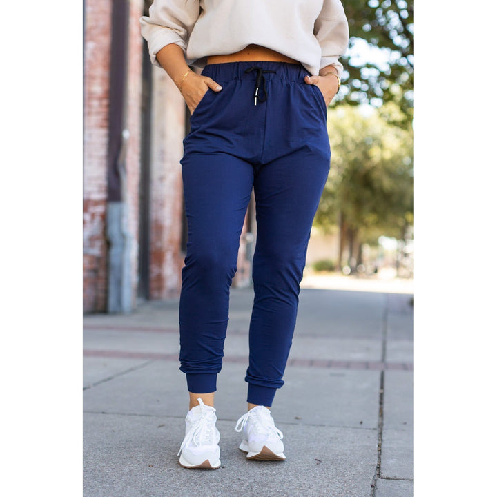 The Nora Navy Joggers - Luxe Leggings by Julia Rose®-JuliaRoseWholesale-[option4]-[option5]-[option6]-[option7]-[option8]-Shop-Boutique-Clothing-for-Women-Online