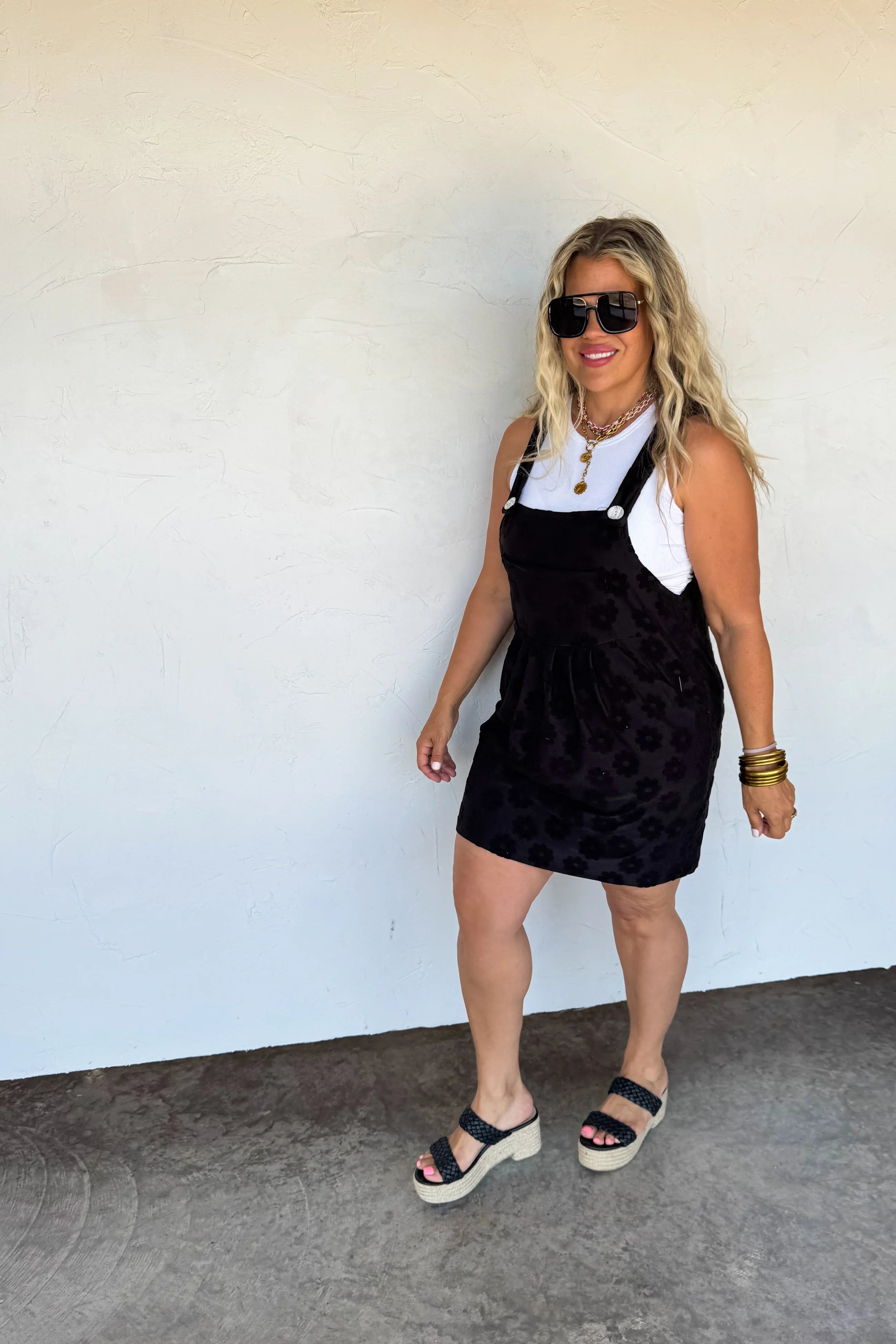 Blakeley Sunshine & Daisies Overall Dress-Womens-Ave Shops-[option4]-[option5]-[option6]-[option7]-[option8]-Shop-Boutique-Clothing-for-Women-Online