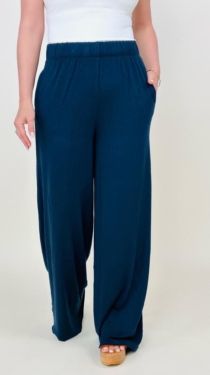 Zenana Wide Leg Pants With Pockets-Pants-The Bee Chic Boutique-Midnight Navy-S-[option4]-[option5]-[option6]-[option7]-[option8]-Shop-Boutique-Clothing-for-Women-Online
