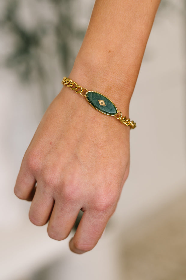 Bangle in Jade Bracelet-Womens-Ave Shops-[option4]-[option5]-[option6]-[option7]-[option8]-Shop-Boutique-Clothing-for-Women-Online