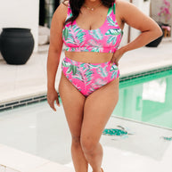 Barbados Tropical Print Swim Bottoms-Swimwear-Ave Shops-[option4]-[option5]-[option6]-[option7]-[option8]-Shop-Boutique-Clothing-for-Women-Online