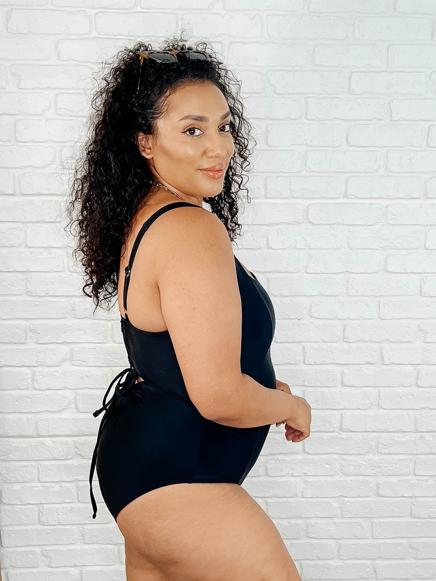 Barcelona Lace Up Swimsuit-Swimwear-Ave Shops-[option4]-[option5]-[option6]-[option7]-[option8]-Shop-Boutique-Clothing-for-Women-Online