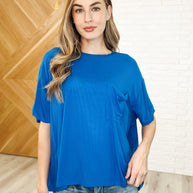 Zenana Bare Necessitee Relaxed Tee in Ocean Blue-Womens-Ave Shops-[option4]-[option5]-[option6]-[option7]-[option8]-Shop-Boutique-Clothing-for-Women-Online