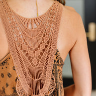 Barely Bohemian Lace Detail Tank-Tops-Ave Shops-[option4]-[option5]-[option6]-[option7]-[option8]-Shop-Boutique-Clothing-for-Women-Online