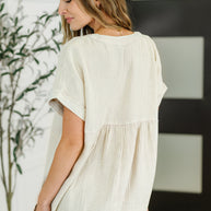 Zenana Basic Fade V-Neck Acid Wash Top in Sand Beige-Womens-Ave Shops-[option4]-[option5]-[option6]-[option7]-[option8]-Shop-Boutique-Clothing-for-Women-Online