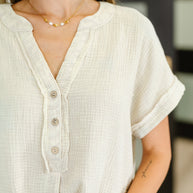 Zenana Basic Fade V-Neck Acid Wash Top in Sand Beige-Womens-Ave Shops-[option4]-[option5]-[option6]-[option7]-[option8]-Shop-Boutique-Clothing-for-Women-Online