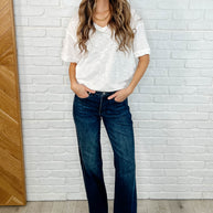 Basic Instinct Drop Shoulder V-Neck Tee in Ivory-Womens-Ave Shops-[option4]-[option5]-[option6]-[option7]-[option8]-Shop-Boutique-Clothing-for-Women-Online