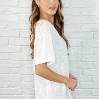 Basic Instinct Drop Shoulder V-Neck Tee in Ivory-Womens-Ave Shops-[option4]-[option5]-[option6]-[option7]-[option8]-Shop-Boutique-Clothing-for-Women-Online