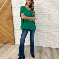 Basically Flowing Dolman Sleeve Top in Kelly Green-Womens-Ave Shops-[option4]-[option5]-[option6]-[option7]-[option8]-Shop-Boutique-Clothing-for-Women-Online