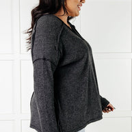 Zenana Basically Freezing Brushed Hacci Top in Black-Tops-Ave Shops-[option4]-[option5]-[option6]-[option7]-[option8]-Shop-Boutique-Clothing-for-Women-Online