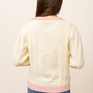 Beige and Pink Nutcracker Sweater-Womens-Ave Shops-[option4]-[option5]-[option6]-[option7]-[option8]-Shop-Boutique-Clothing-for-Women-Online