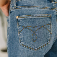 Bella High Waist Soft Barrel Stitch Thru Pocket-Womens-Ave Shops-[option4]-[option5]-[option6]-[option7]-[option8]-Shop-Boutique-Clothing-for-Women-Online