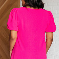 Belong Together Puff Sleeve Blouse-Blouses-Ave Shops-[option4]-[option5]-[option6]-[option7]-[option8]-Shop-Boutique-Clothing-for-Women-Online