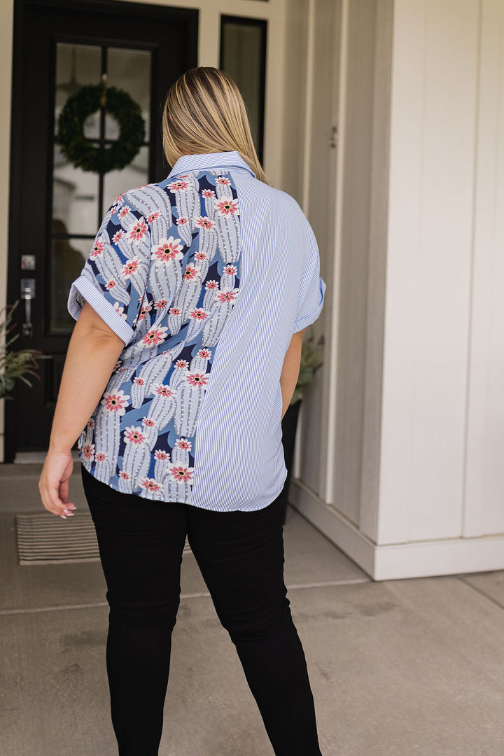 Best Of Both Worlds Button Down Top-Tops-Ave Shops-[option4]-[option5]-[option6]-[option7]-[option8]-Shop-Boutique-Clothing-for-Women-Online