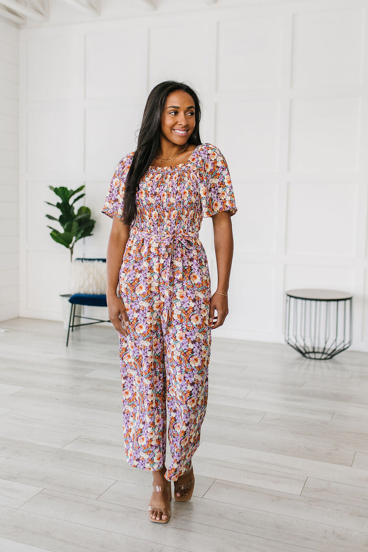 Better Than Fine Floral Jumpsuit-Jumpsuits & Rompers-Ave Shops-[option4]-[option5]-[option6]-[option7]-[option8]-Shop-Boutique-Clothing-for-Women-Online