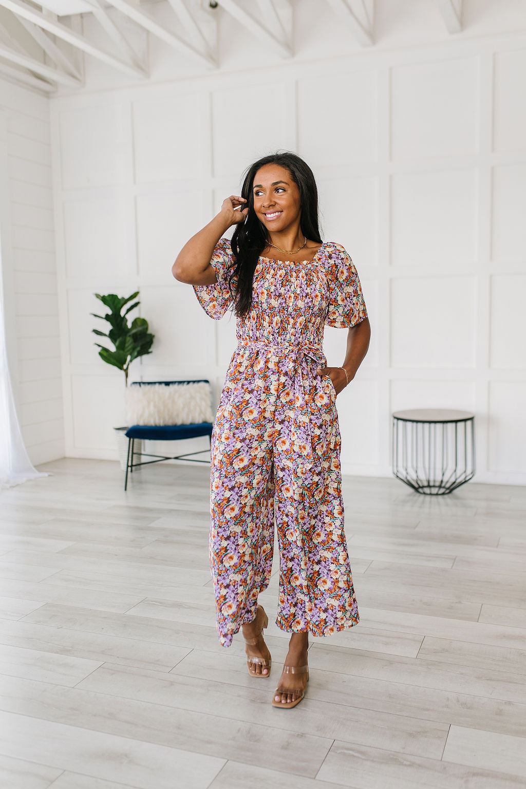 Better Than Fine Floral Jumpsuit-Jumpsuits & Rompers-Ave Shops-[option4]-[option5]-[option6]-[option7]-[option8]-Shop-Boutique-Clothing-for-Women-Online