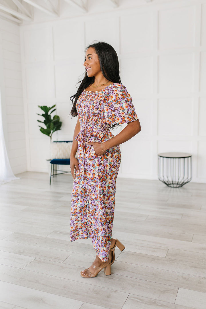 Better Than Fine Floral Jumpsuit-Jumpsuits & Rompers-Ave Shops-[option4]-[option5]-[option6]-[option7]-[option8]-Shop-Boutique-Clothing-for-Women-Online