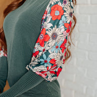 Better Than Usual Floral Detail Top-Tops-Ave Shops-[option4]-[option5]-[option6]-[option7]-[option8]-Shop-Boutique-Clothing-for-Women-Online