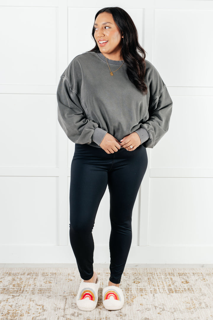 Zenana Beyond the Basics Pullover in Ash Black-Tops-Ave Shops-[option4]-[option5]-[option6]-[option7]-[option8]-Shop-Boutique-Clothing-for-Women-Online