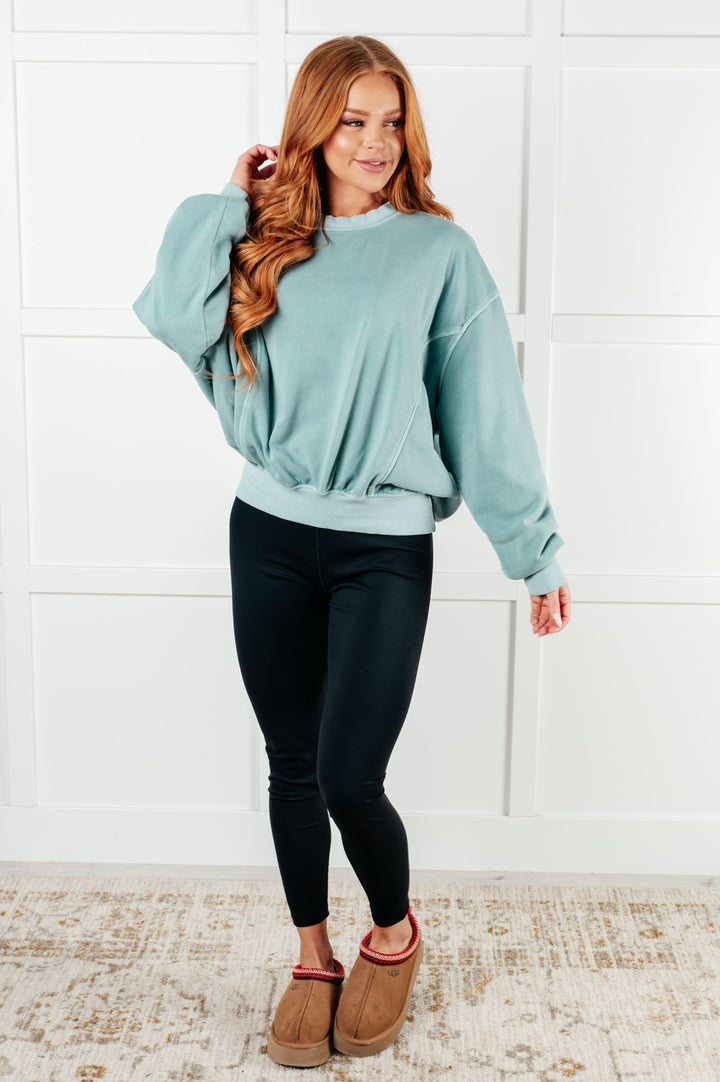 Zenana Beyond the Basics Pullover in Blue Grey-Tops-Ave Shops-[option4]-[option5]-[option6]-[option7]-[option8]-Shop-Boutique-Clothing-for-Women-Online