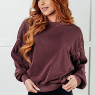 Zenana Beyond the Basics Pullover in Eggplant-Tops-Ave Shops-[option4]-[option5]-[option6]-[option7]-[option8]-Shop-Boutique-Clothing-for-Women-Online