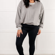 Zenana Beyond the Basics Pullover in Sleet-Tops-Ave Shops-[option4]-[option5]-[option6]-[option7]-[option8]-Shop-Boutique-Clothing-for-Women-Online