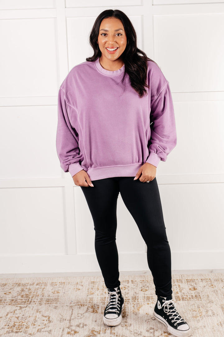 Zenana Beyond the Basics Pullover in Violet-Tops-Ave Shops-[option4]-[option5]-[option6]-[option7]-[option8]-Shop-Boutique-Clothing-for-Women-Online